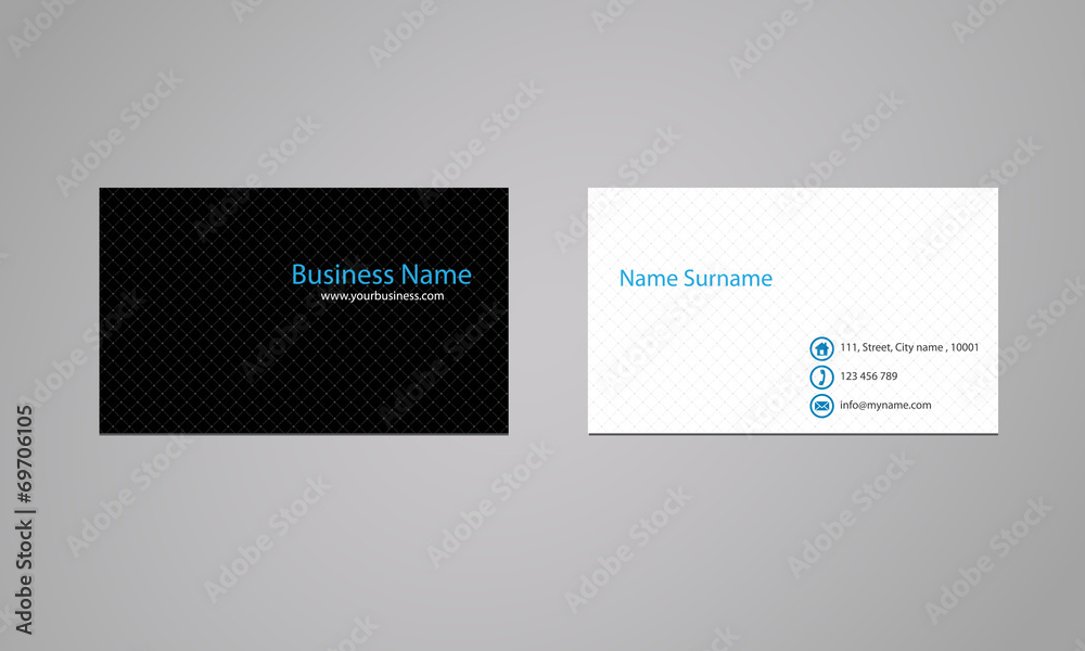Fototapeta premium Abstract business cards Design Vector Template