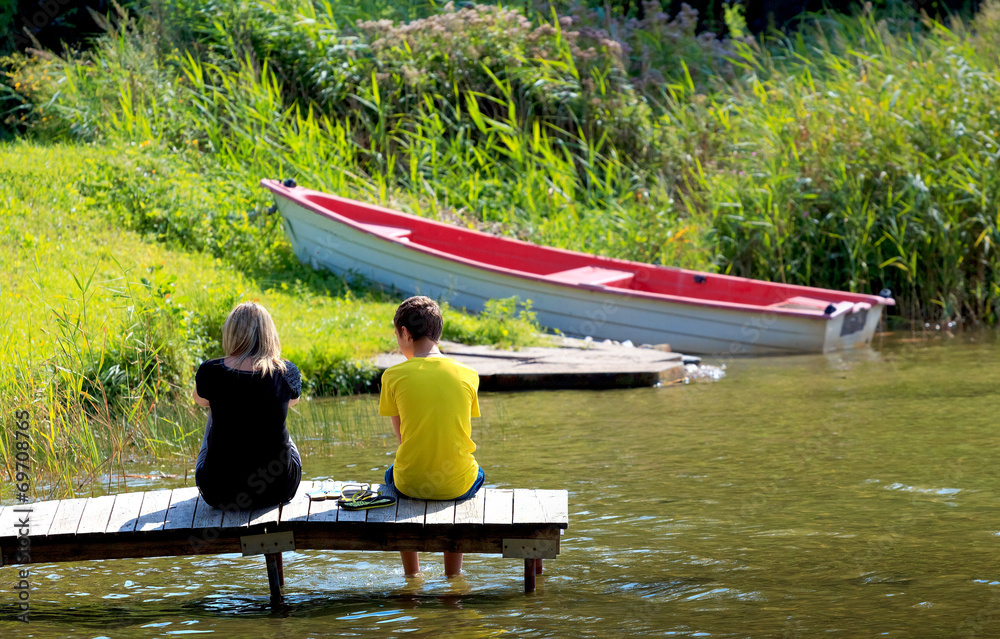 Obraz premium Wakacyjna Miłość