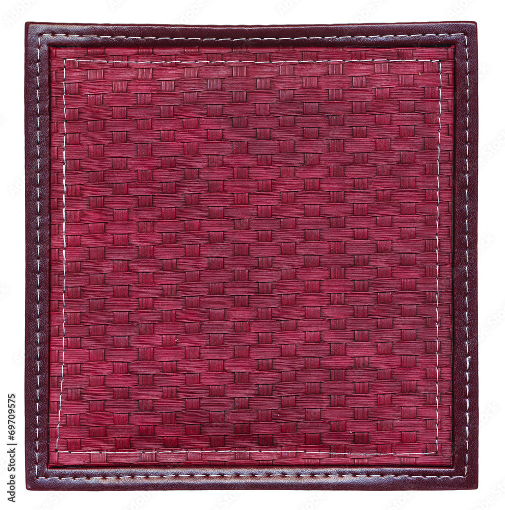 Fototapeta premium vinous wicker frame isolated