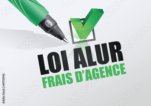 Loi ALUR - frais d'agence