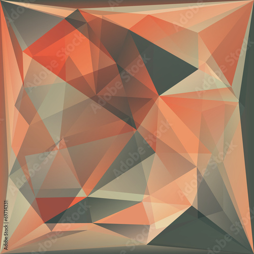 An abstract polygon style vector background
