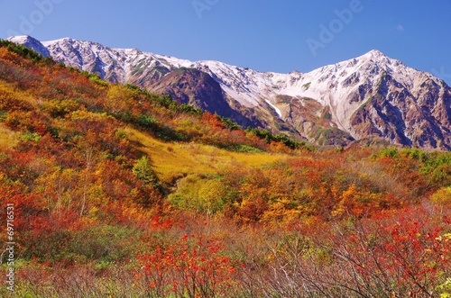 NORTHERN ALPS Happo Ridge in Japan 北アルプス紅葉