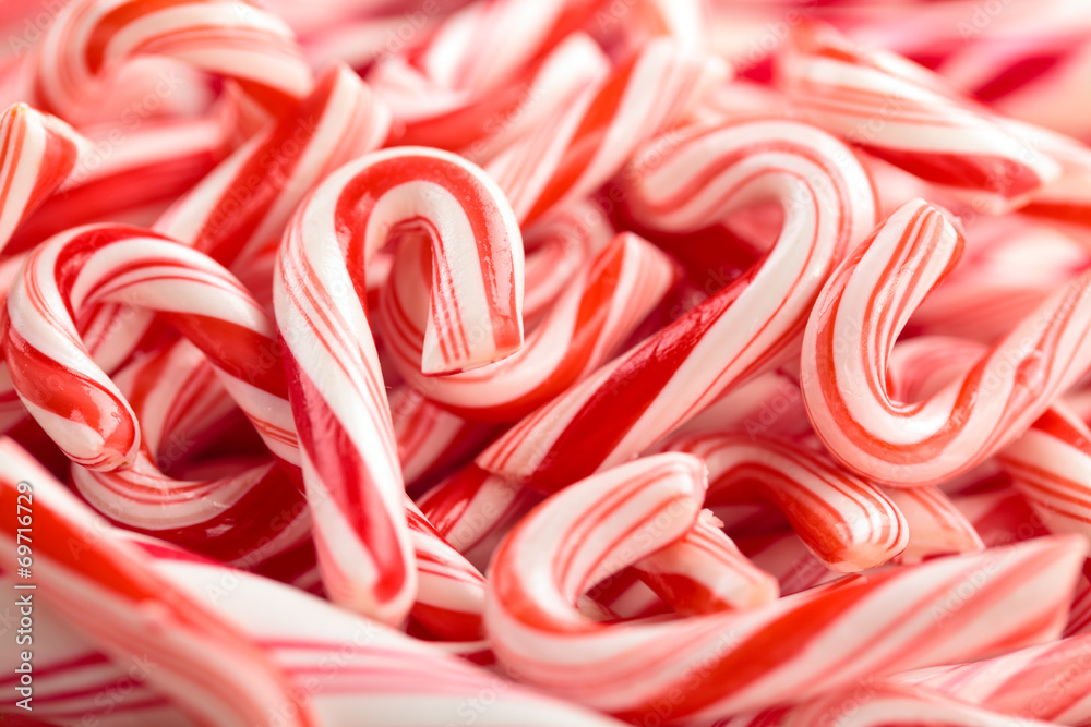 Candy Cane Background.