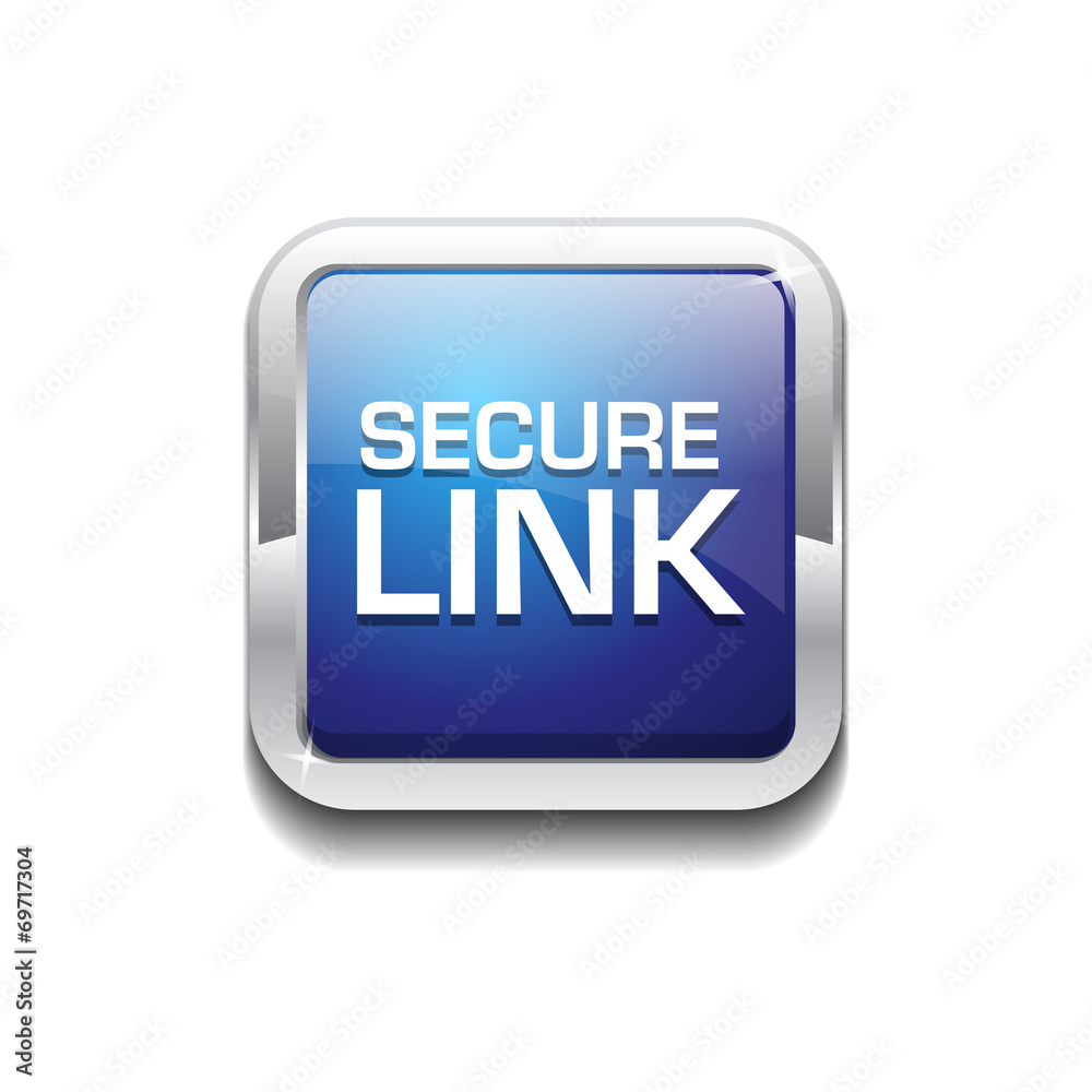 Secure Link Glossy Shiny Rounded Corner Vector Button Secure Link Glossy Shiny Rounded Corner Vector Button