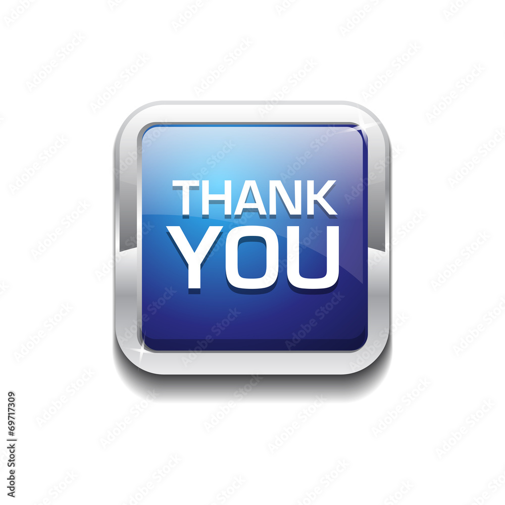 Thank You Glossy Shiny Rounded Corner Vector Button Thank You Glossy Shiny Rounded Corner Vector Button