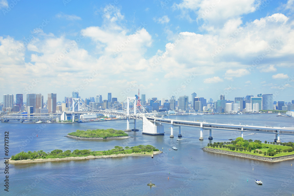 Fototapeta premium お台場からレインボーブリッジ