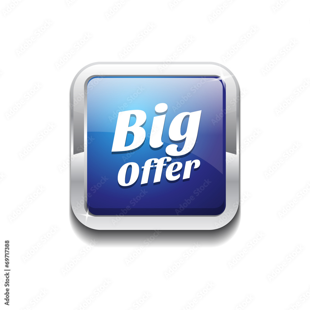 Big Offer Glossy Shiny Rounded Corner Vector Button Big Offer Glossy Shiny Rounded Corner Vector Button