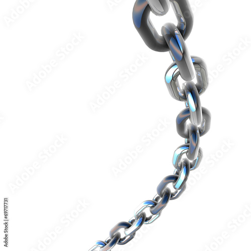 3D Chrome Chain