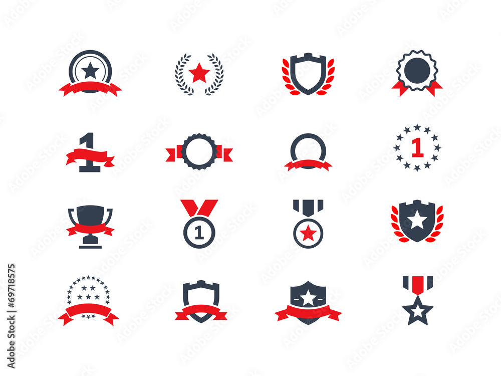 Fototapeta premium Award icons set