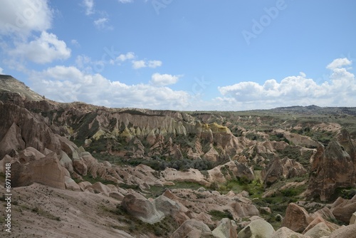 Magnificent rock landscape in Cappadocia. © mikasek