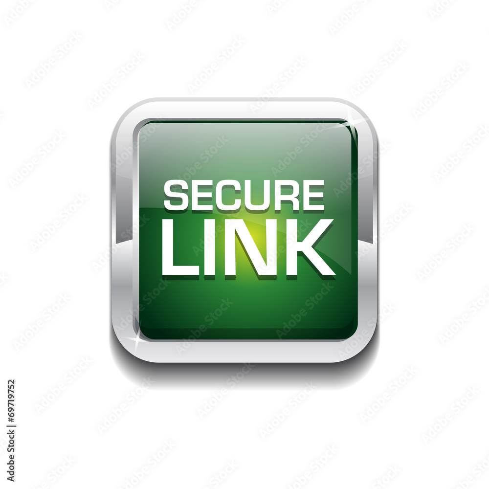 Secure Link Glossy Shiny Rounded Rectangular Vector Button Secure Link Glossy Shiny Rounded Rectangular Vector Button