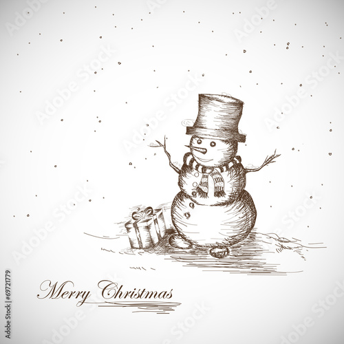 smiling snowman