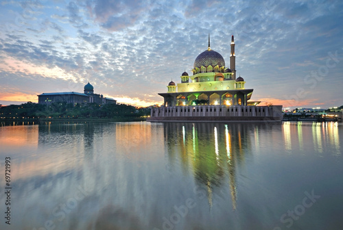 Sunrise at Putra Mosque, Putrajaya, Malaysia