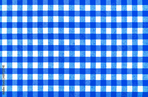 Blau/Weiße Tischdecke