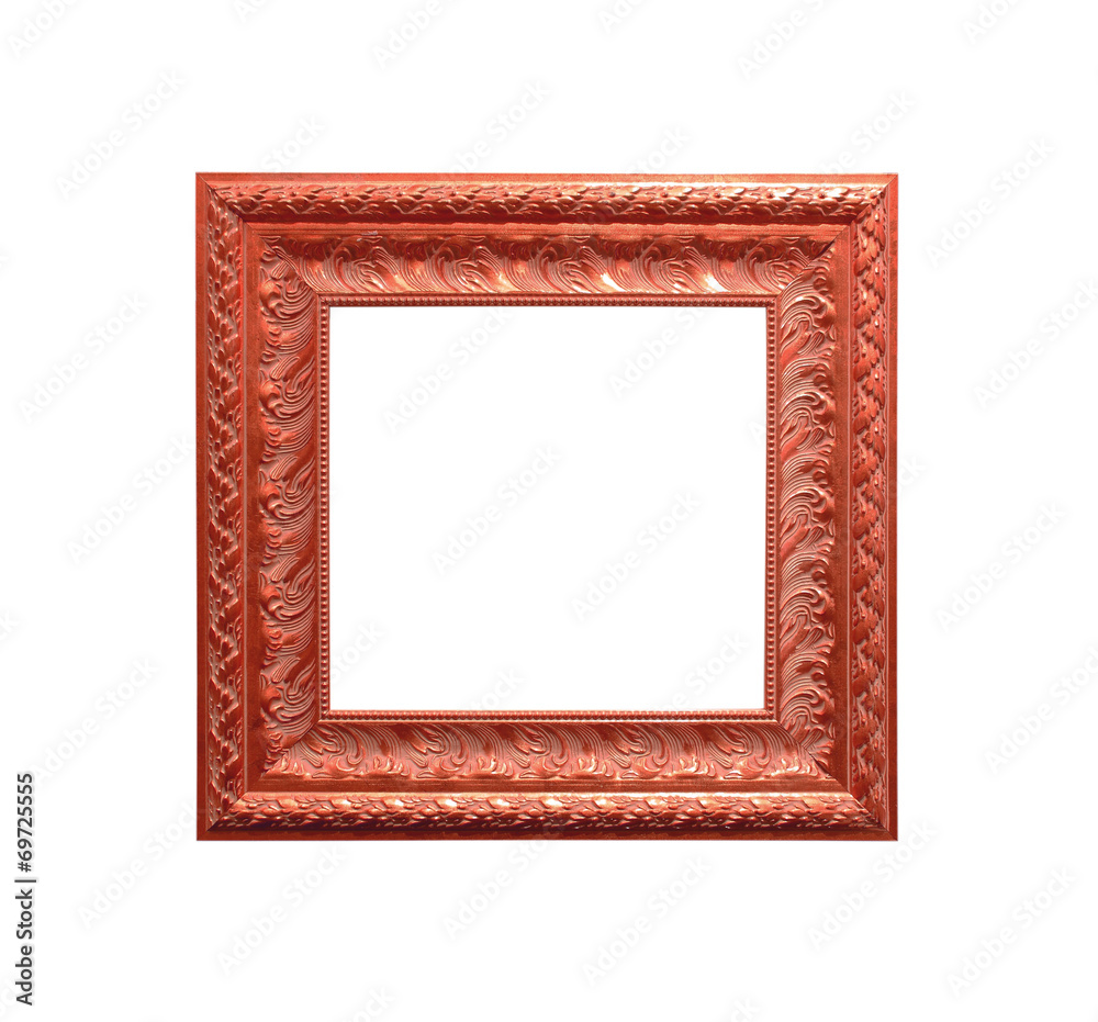 antique frame isolated on white background antique frame isolated on white background