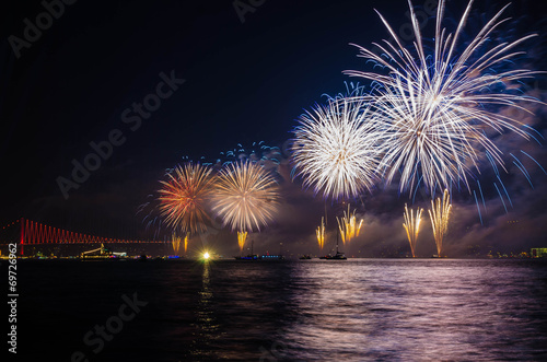 Fireworks in   stanbul