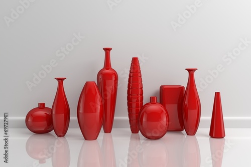 3d rendered interior composition