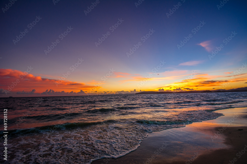 Fototapeta premium Sunset in Thailand