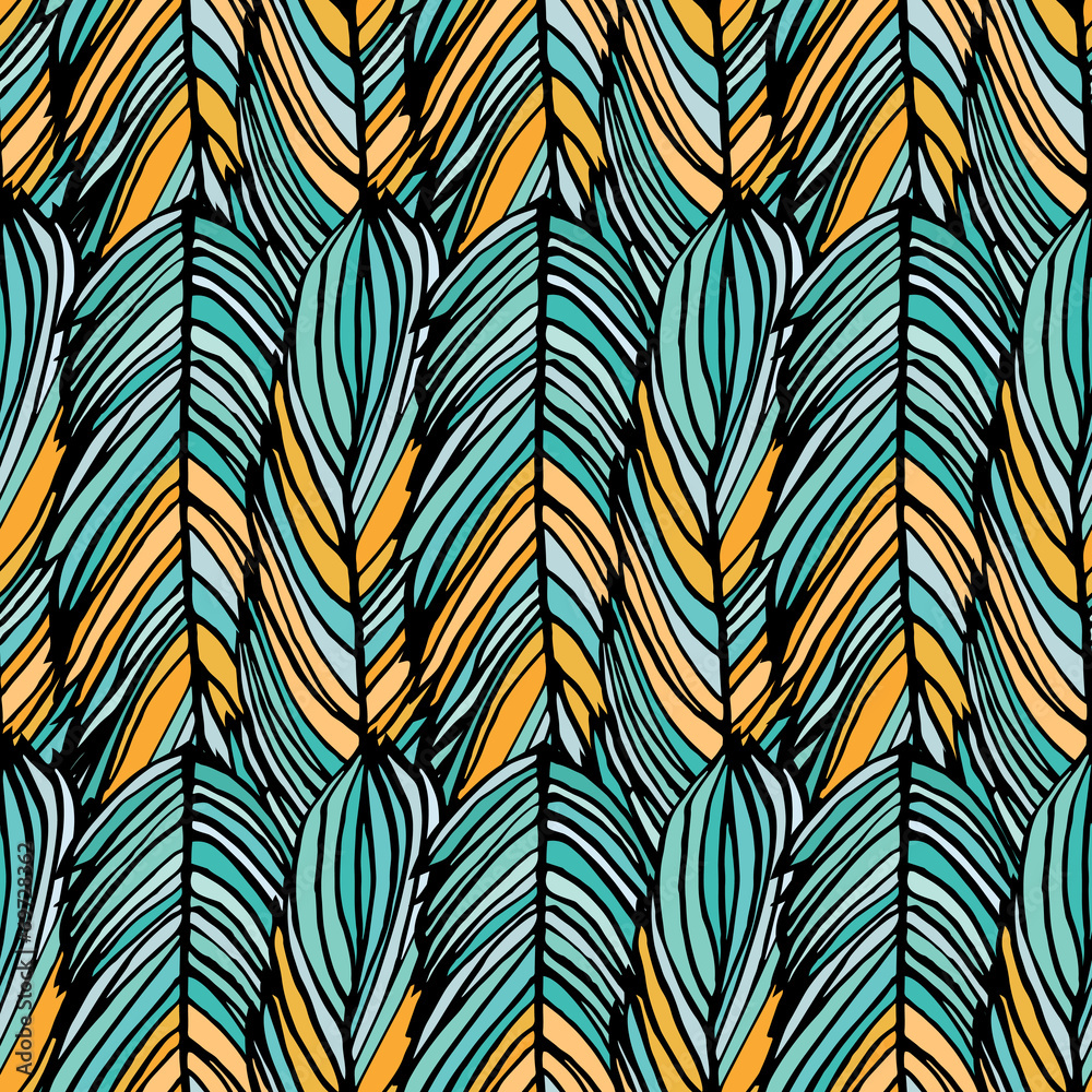 Abstract feather pattern Abstract feather pattern