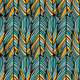 Abstract feather pattern