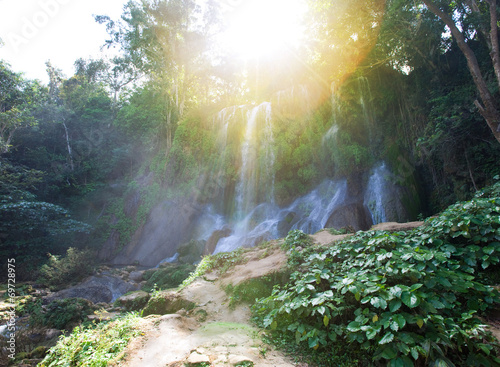 Photography Soroa waterfall, Pinar del Rio, Cuba