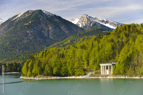 Sylvenstein Stausee in Bayern photo