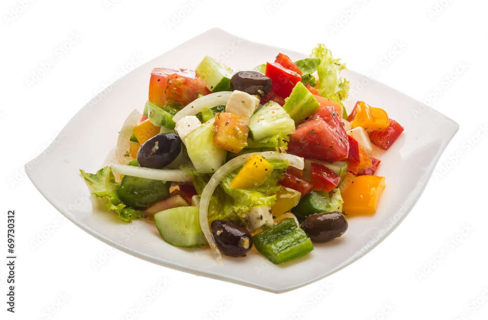 Delicous greek salad