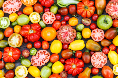 colorful tomatoes