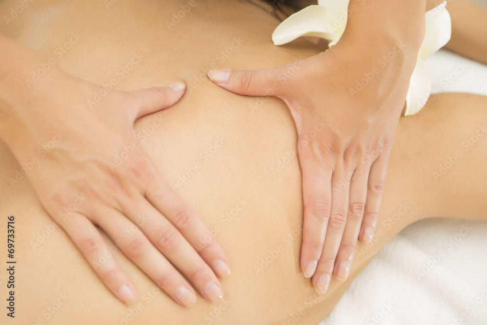 Fototapeta premium Young woman having a massage