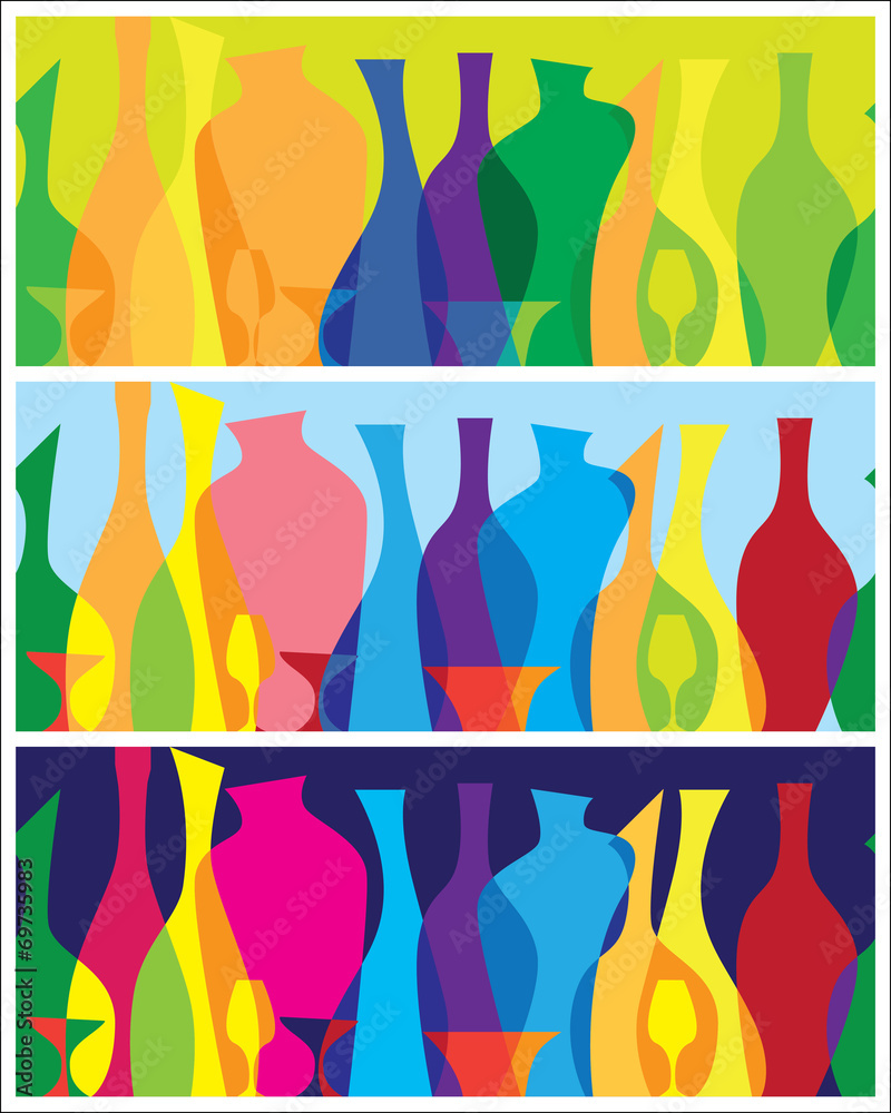 abstract bottles abstract bottles