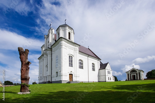Catholic church in Kraziai Lithuania photo