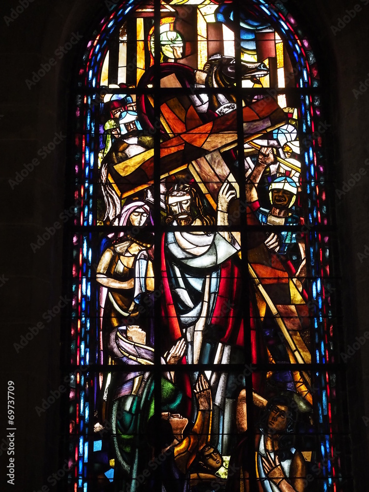 Obraz premium Catedral de Lausanne en Suiza