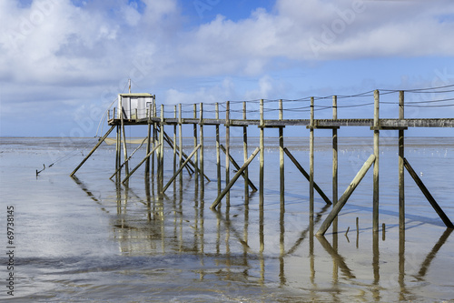 Pêcherie en bord de Mer