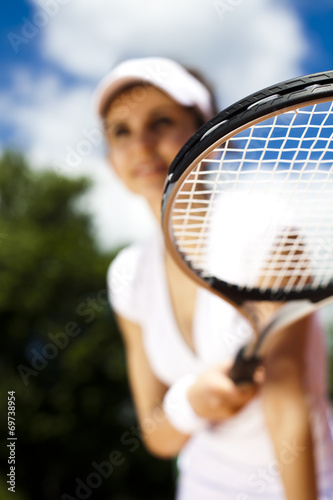 Girl Playing Tennis  © Sebastian Duda