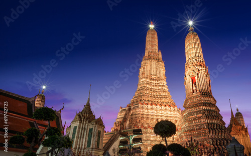 Arun Temple in Bangkok city
