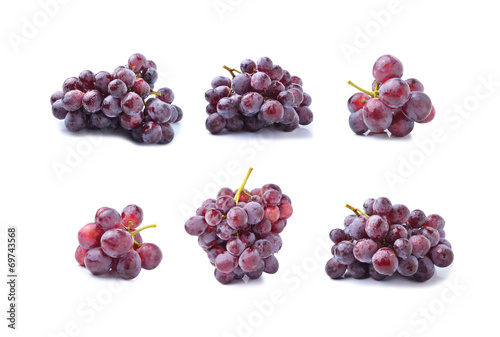 grape on white
