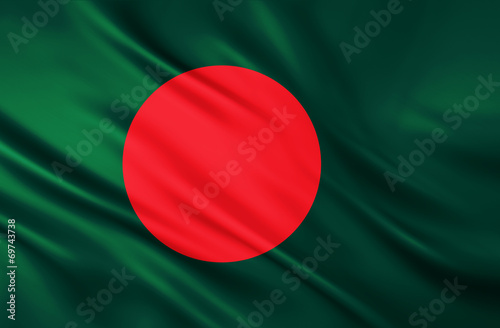 The National Flag of Bangladesh