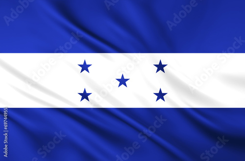 The National Flag of Honduras