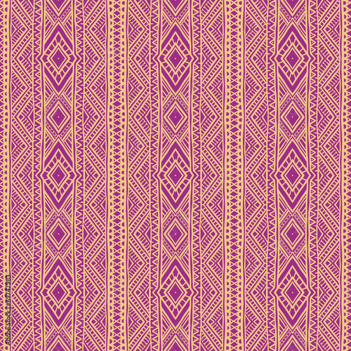 tribal purple and orange pattern