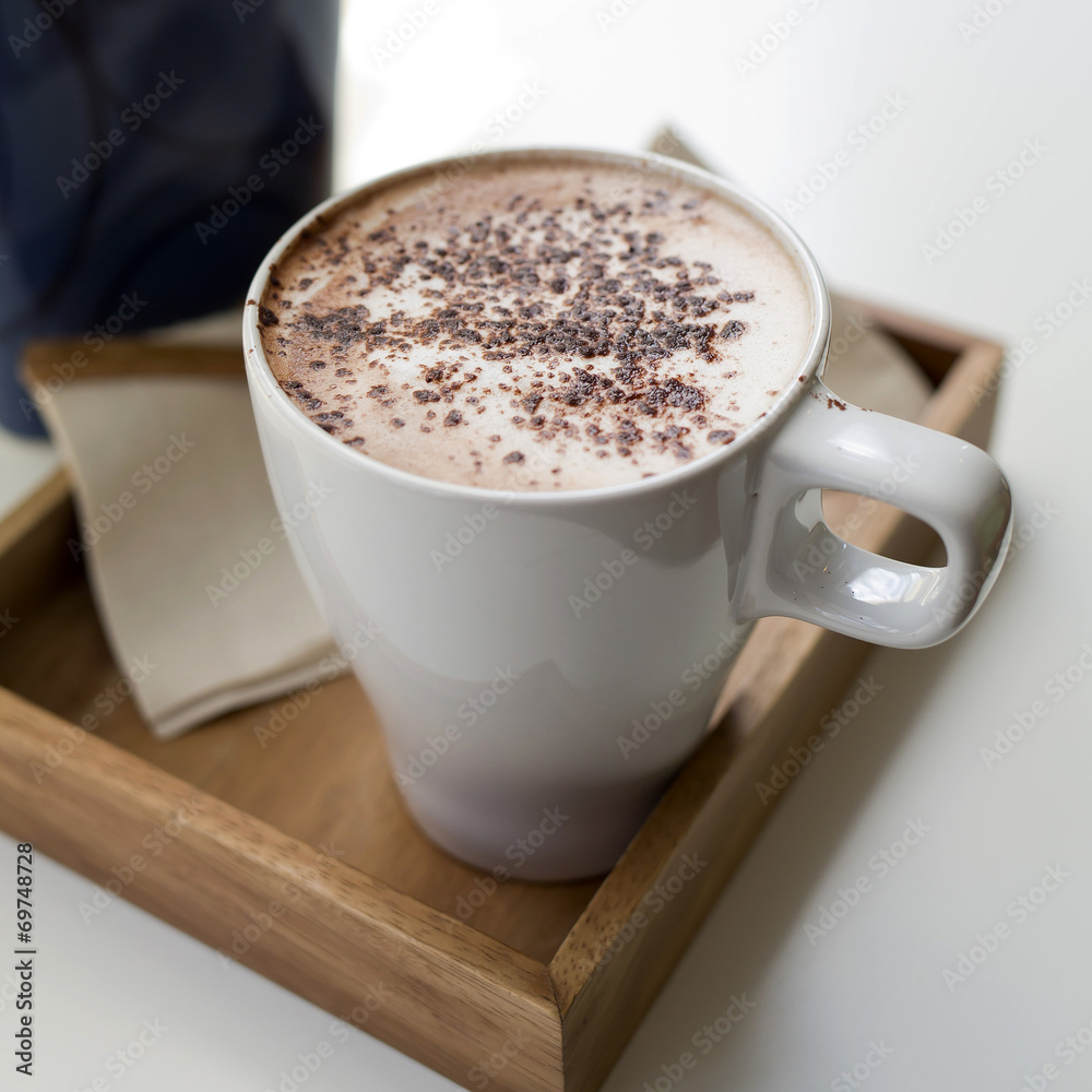 Obraz premium Cappuccino. Cup of Cappuccino Coffee