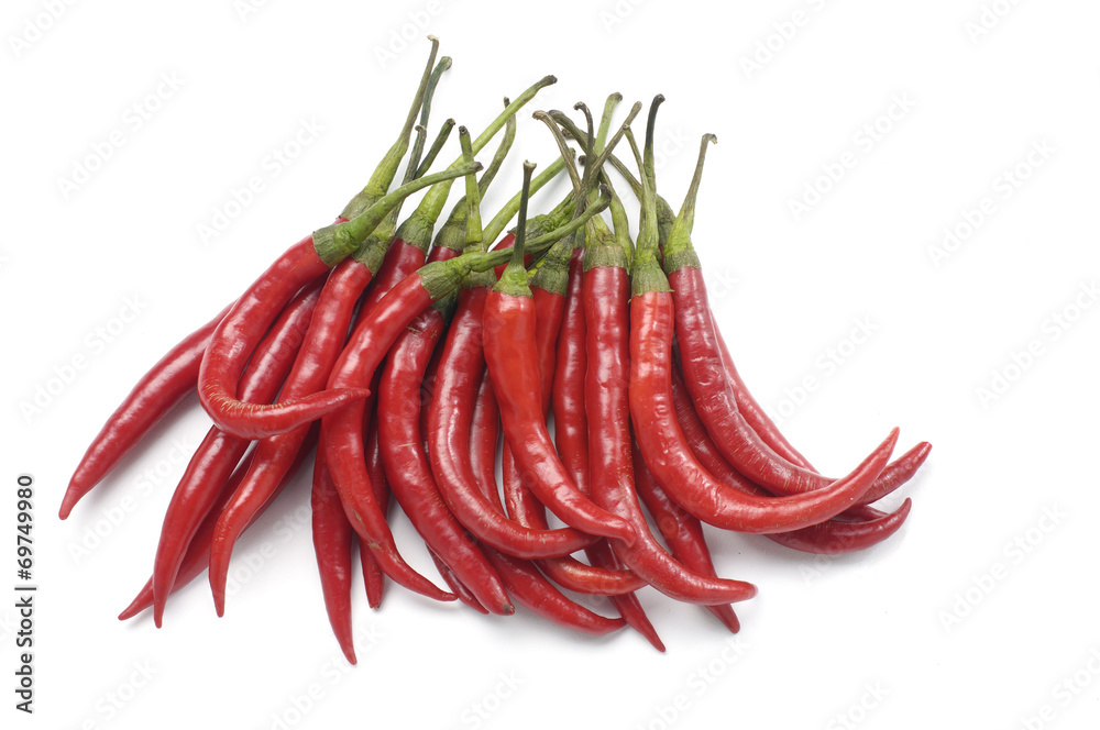 Red pepper isolated on white background Red pepper isolated on white background