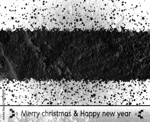 Christmas background on Cement wall Background texture