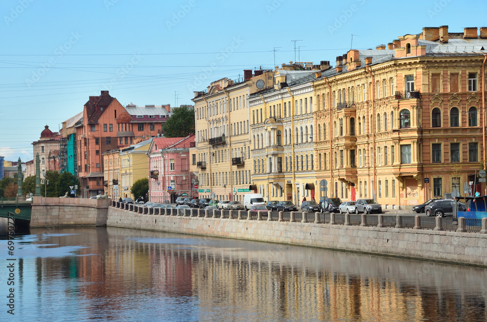 Санкт-Петербург, набережная реки Фонтанки