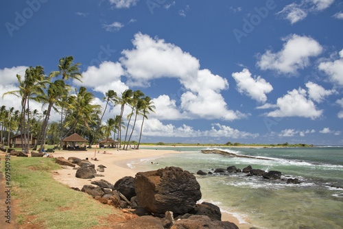 Hawaii Poipu beach landscape photo