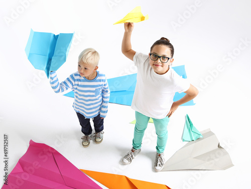 Wolny czas dzieci, kolorowa zabawa