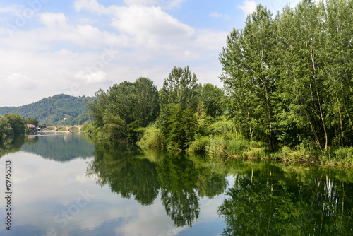 Serchio river, Tuscany (Italy)