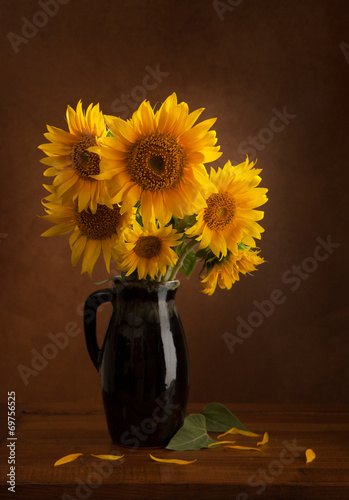 Fototapeta Naklejka Na Ścianę i Meble -  Still Life with Sunflowers