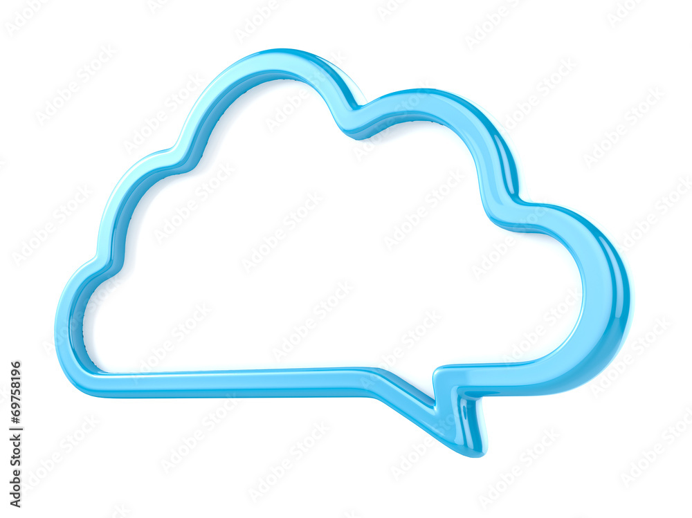 blue speech bubble - conversation chat texting icon blue speech bubble - conversation chat texting icon