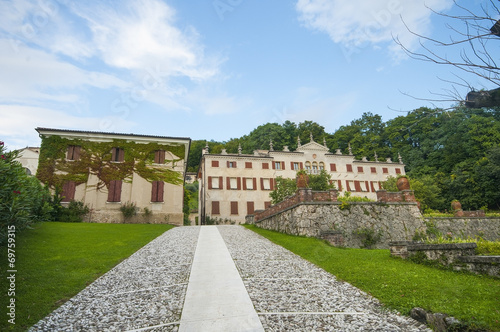 Venetian villa in Asolo, typical village near Treviso