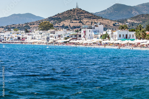 Aerial view to the city. Bodrum, Turkey